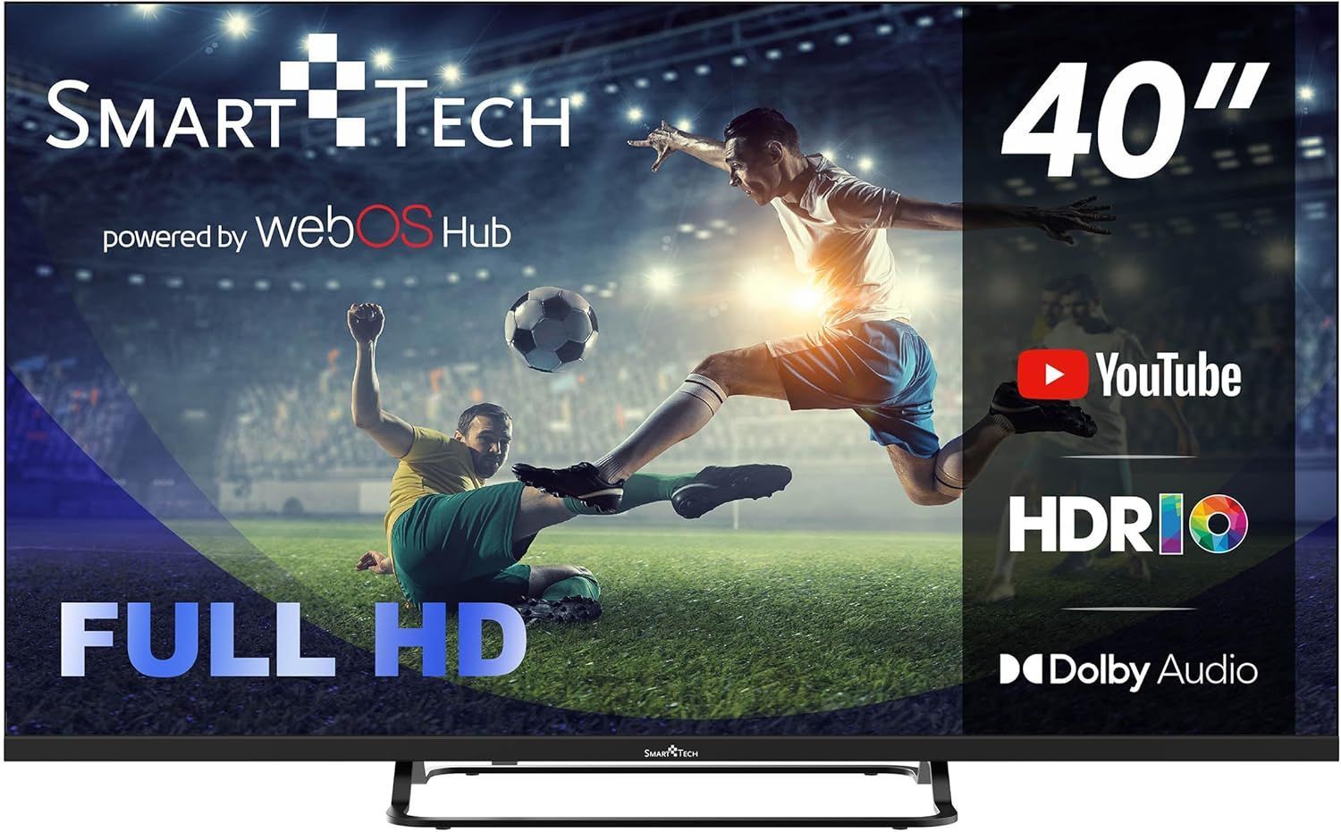 40FW01V TVC LED 40 HD 2K SMART TV 3 HDMI 2 USB BASECENTRALE [Classe di efficienza energetica E]
