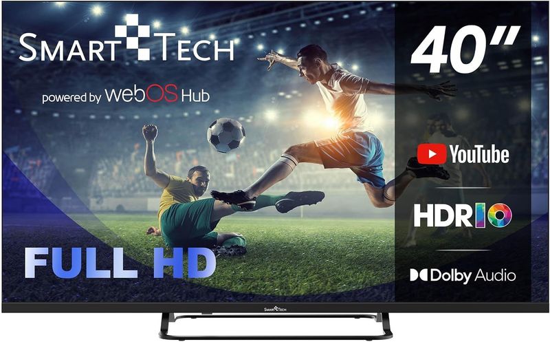 40FW01V TVC LED 40 HD 2K SMART TV 3 HDMI 2 USB BASECENTRALE [Classe di efficienza energetica E]