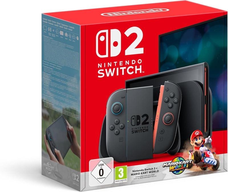 Console Nintendo Switch 2 + Mario Kart World (Gioco digitale incluso)