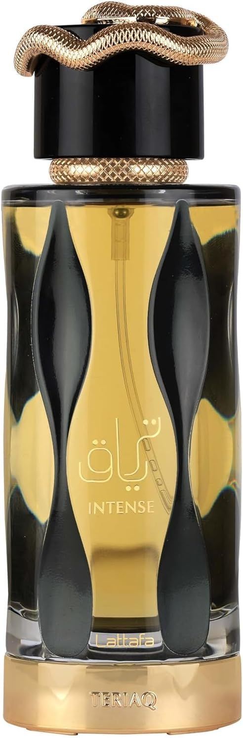 Lattafa Teriaq Intense Eau de Parfum Spray for Unisex, 3.4 Ounce