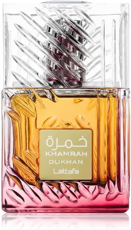 Lattafa Khamrah Dukhan for Unisex Eau de Parfum Spray, 3,4 Ounce / 100 ml