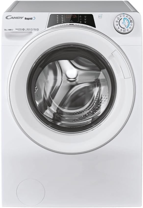 CANDY - Lavatrice Hublot - Lavatrice 12kg/1400 giri/min - Classe energetica A - 15 programmi - WiFI+Bluetooth, Schermo Digital, Mix Power System - Bianco - 85 x 60 x 67 cm - Classe A