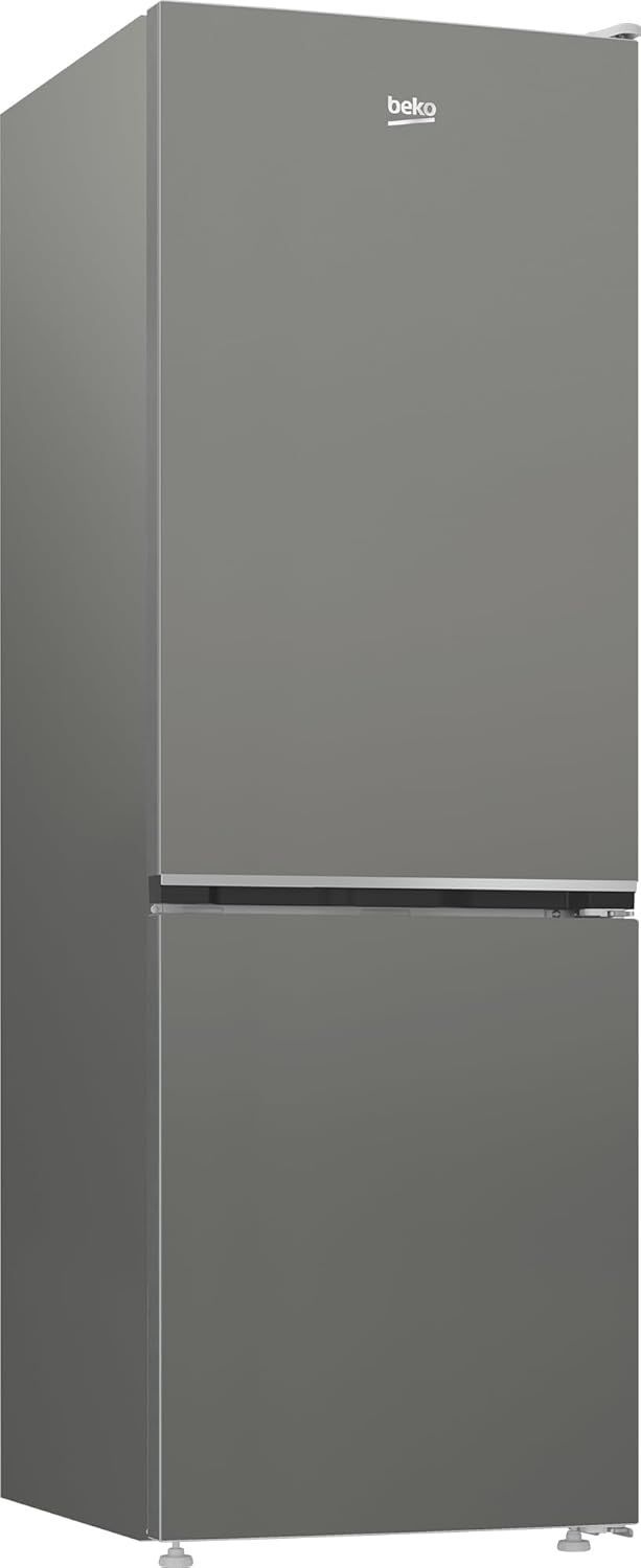 BEKO B5RCNA345HG2 frigorifero con congelatore Libera installazione 301 L D Grigio, Metallico