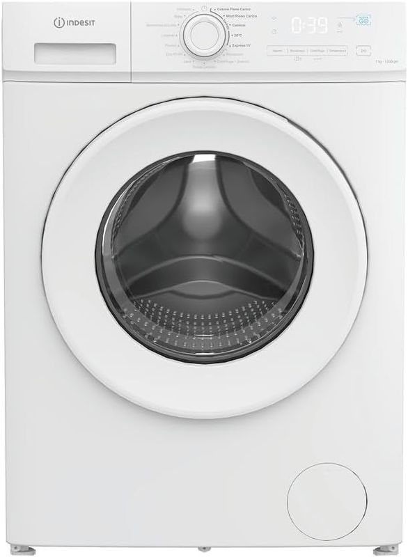Lavatrice A Libera Installazione IMA 762 MY TIME IT Vapore, Carica Frontale, 1200 Giri, Cestello Spazioso da 7 Kg, Inverter, Rapida, Efficiente, Classe Energetica A [Classe di efficienza energetica A]