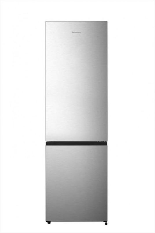 Hisense Frigorifero Combinato FCN255ACE Capacitaà 255 Lt Altezza 179 Cm Colore Inox Classe Energetica E [Classe di efficienza energetica E]