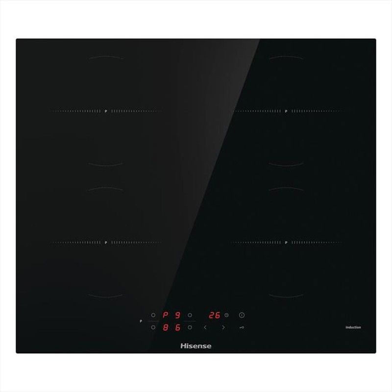 Hisense HI6401BSC Piano cottura a induzione da incasso 60 cm, pannello in vetro ceramica, blocco bambini, controllo touch, funzione timer - nero 7200 W, 595 x 54 x 520 mm (L x A x P) Hisense HI6401BSC Piano cottura a induzione da incasso 60 cm, pannello in vetro ceramica, blocco bambini, controllo touch, funzione timer - nero 7200 W, 595 x 54 x 520 mm (L x A x P)