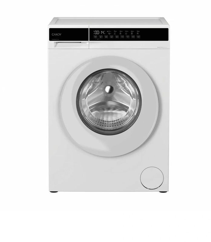 Candy ProWash 100 EY 2108-S, lavatrice 10 kg, 1200 giri/min, display digitale con pulsanti, Proactive Wash, 12 programmi, motore inverter, avvio differente 24 ore, blocco bambini, Smart Spray [Classe