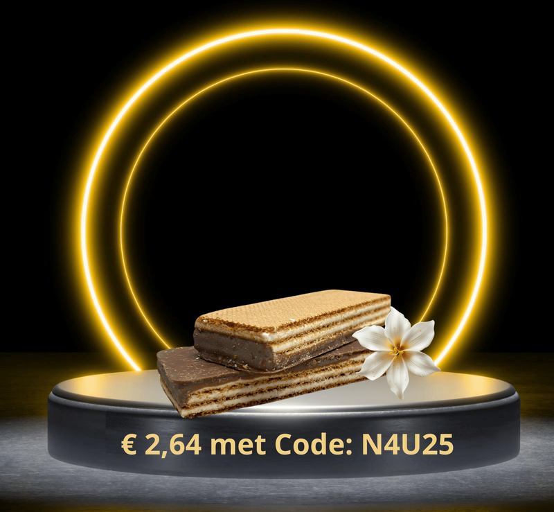 Wafer 4U - Vanilla & Chocolate (proteïne)