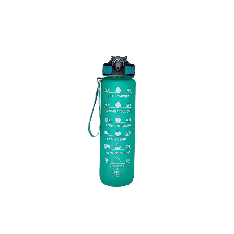 Motivatie ​Waterfles 1 liter (groen)
