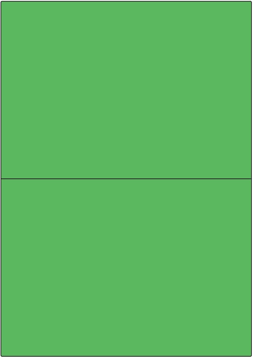 LCI grün matt / permanent / A4 / 210 x 148,5 mm  / 100 Blatt