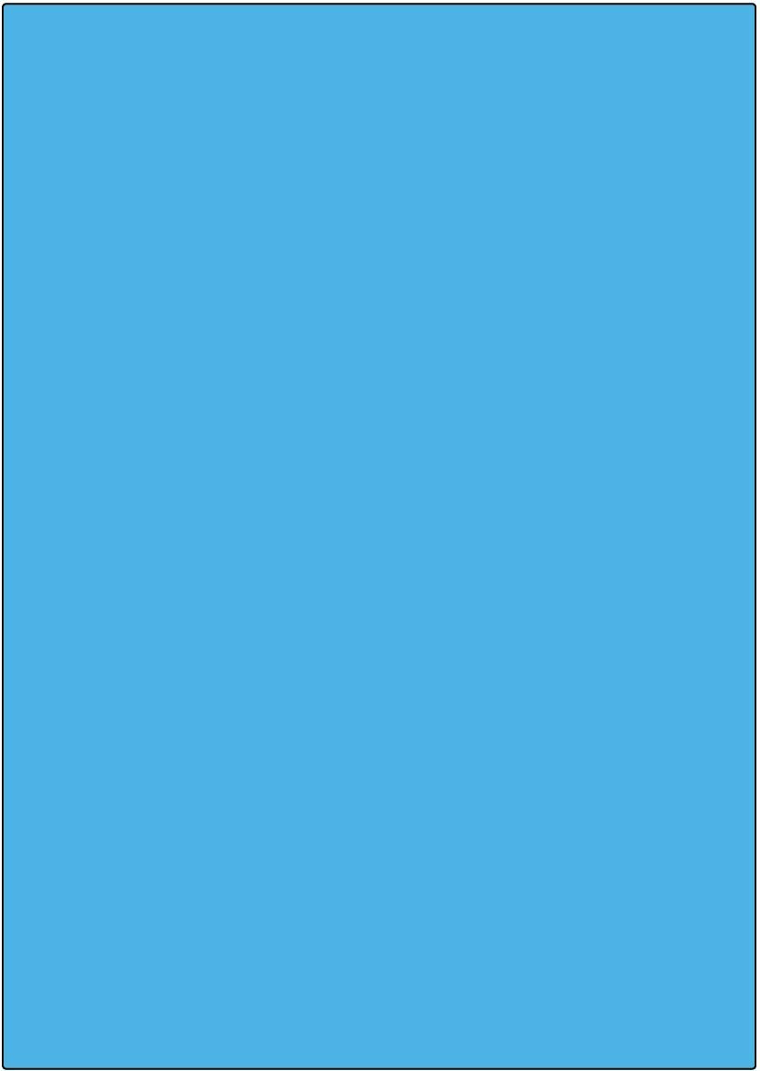 LCI blau matt / permanent / A4 / 210 x 297 mm  / 100 Blatt