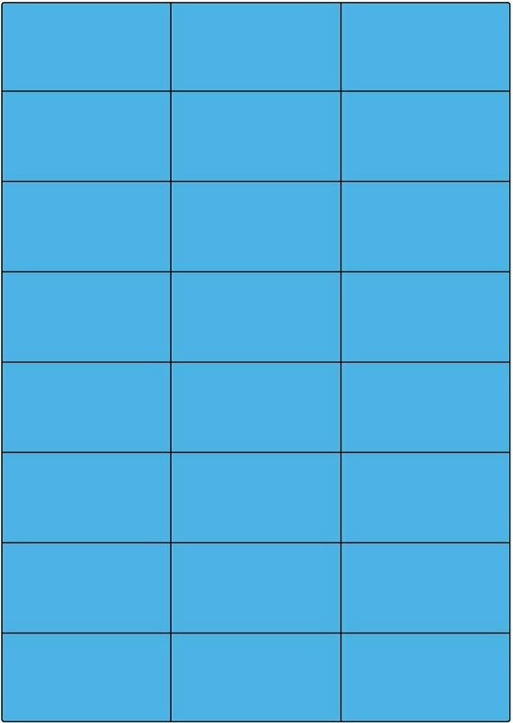 LCI blau matt / permanent / A4 / 70 x 37,1 mm / 100 Blatt LCI blau matt / permanent / A4 / 70 x 37,1 mm / 100 Blatt