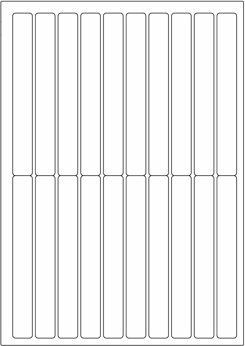 Offset-Laser weiß matt / permanent / BA4 / 17 x 140 mm / 200 Blatt