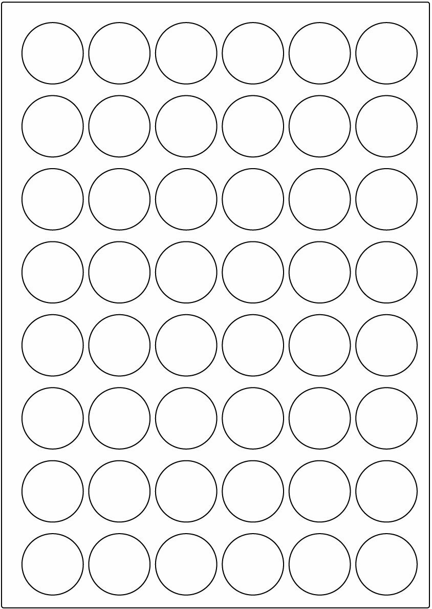 Offset-Laser weiß glänzend / permanent / BA4 / 30 mm rund / 200 Blatt
