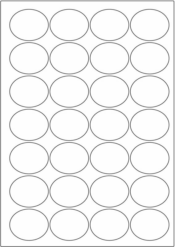 Offset-Laser weiß glänzend / permanent / BA4 / 38 x 47 mm oval / 200 Blatt Offset-Laser weiß glänzend / permanent / BA4 / 38 x 47 mm oval / 200 Blatt