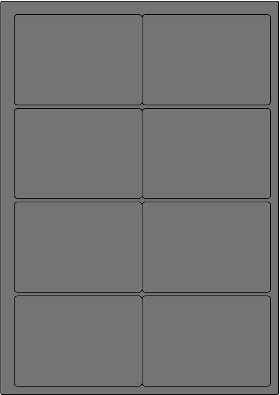Offset silber matt / permanent / BA4 / 68 x 97 mm / 200 Blatt Offset silber matt / permanent / BA4 / 68 x 97 mm / 200 Blatt