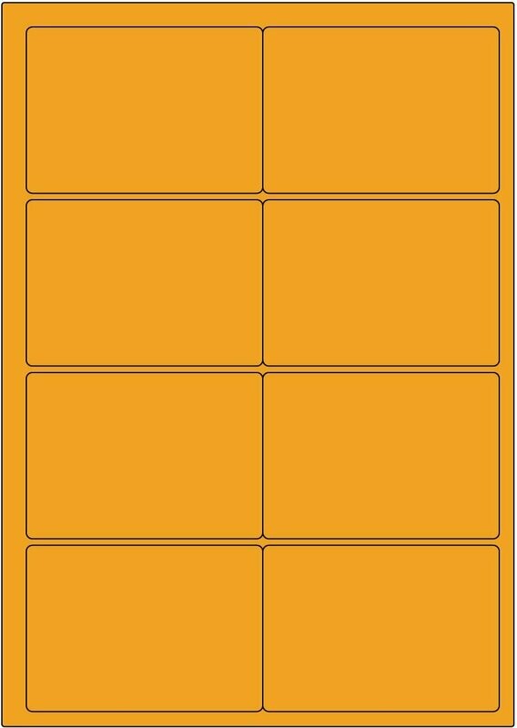 Offset Leucht orange / permanent / BA4 / 68 x 97 mm / 200 Blatt Offset Leucht orange / permanent / BA4 / 68 x 97 mm / 200 Blatt