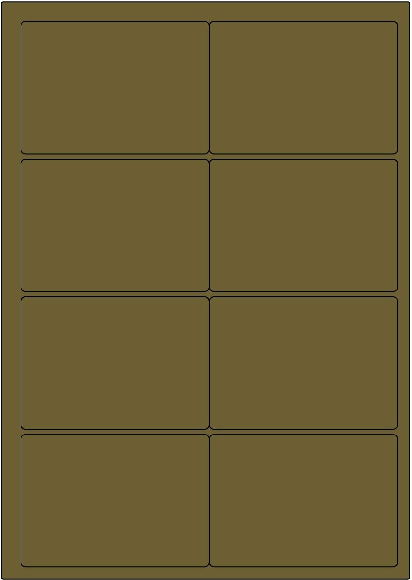 Offset gold matt / permanent / BA4 / 68 x 97 mm / 200 Blatt