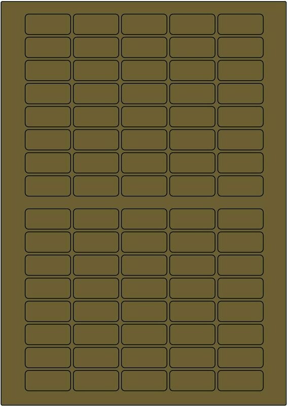 Offset gold matt / permanent / BA4 / 15 x 33,5 mm / 200 Blatt Offset gold matt / permanent / BA4 / 15 x 33,5 mm / 200 Blatt
