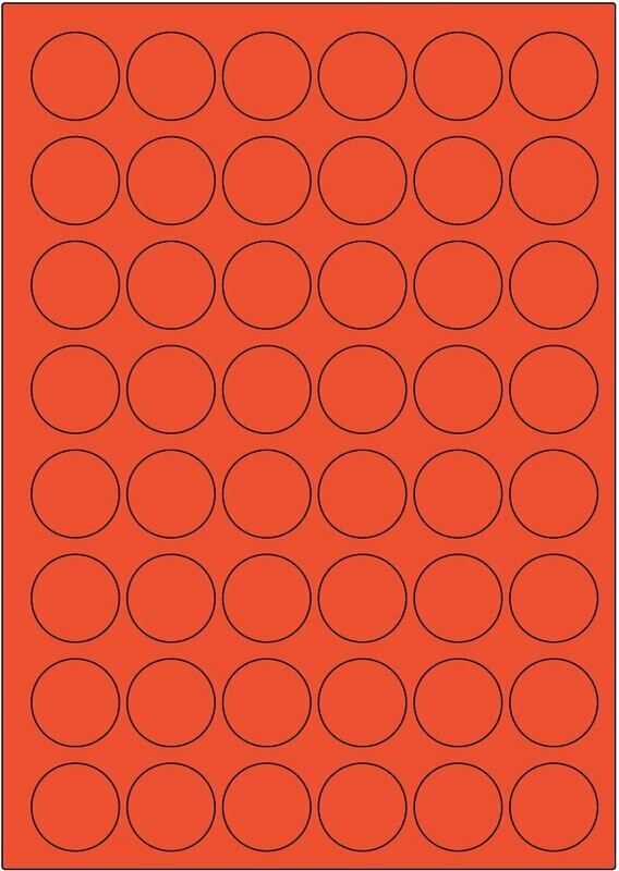 Offset-Laser Leucht rot / permanent / BA4 / 30 mm rund / 200 Blatt Offset-Laser Leucht rot / permanent / BA4 / 30 mm rund / 200 Blatt