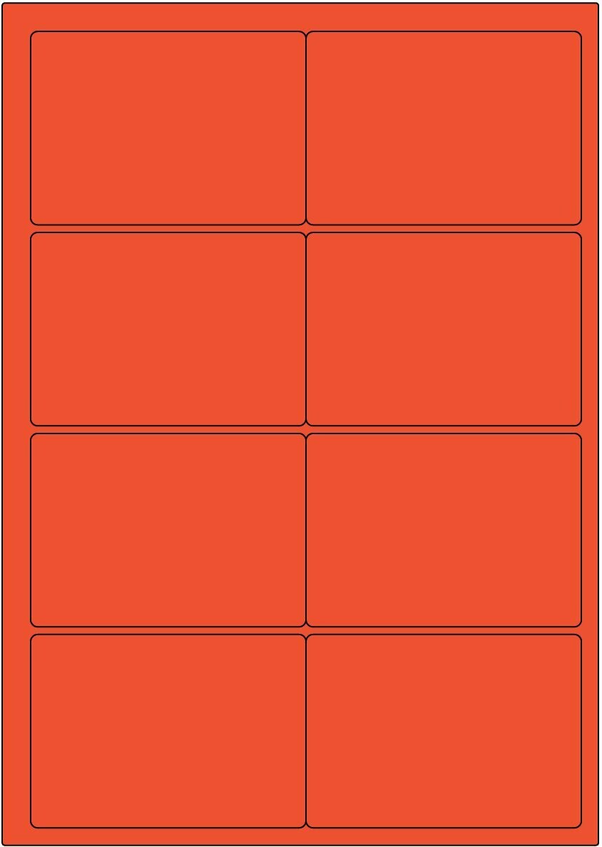 Offset-Laser Leucht rot / permanent / BA4 / 68 x 97 mm / 200 Blatt