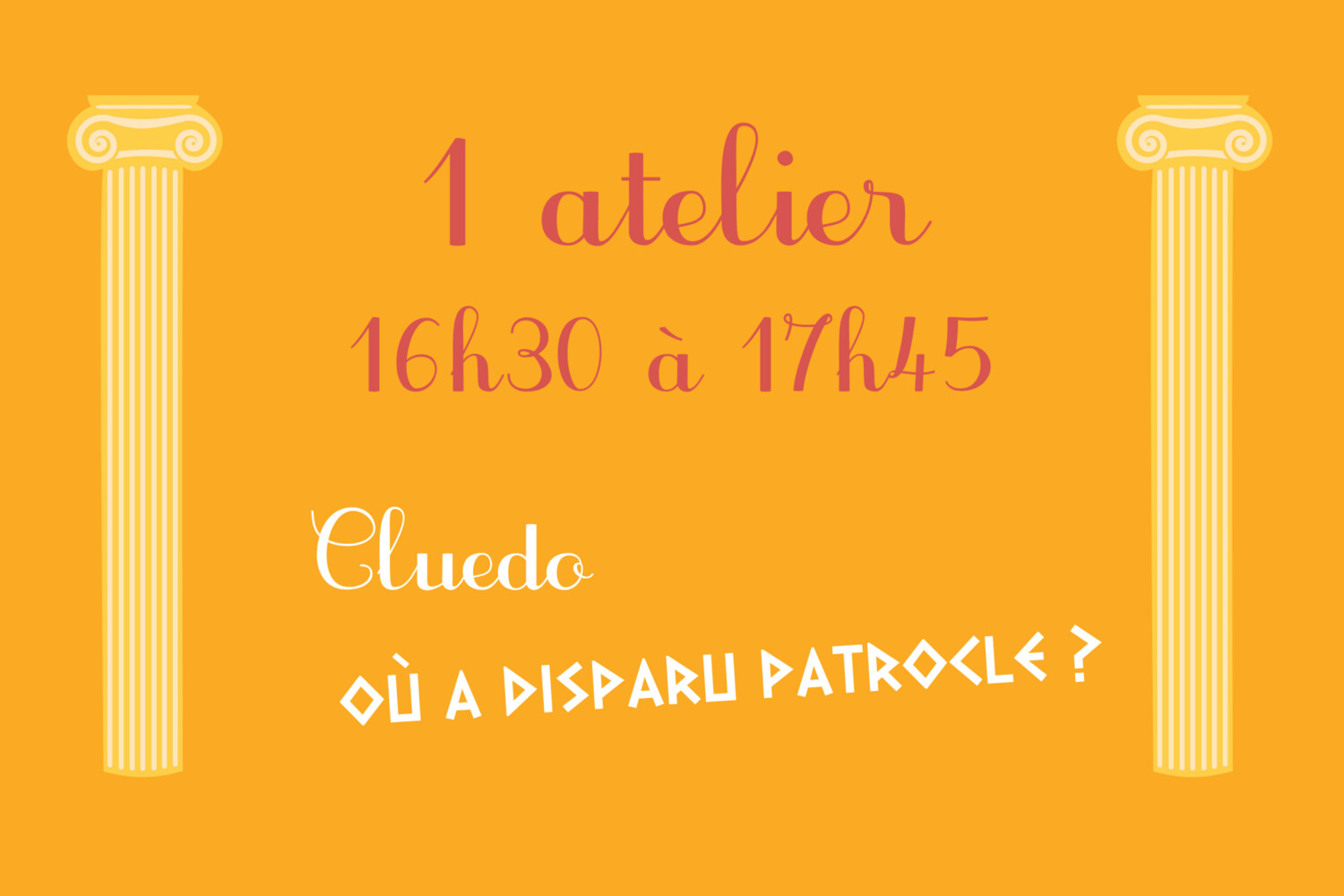 1 atelier
12 décembre 2021  
16h30