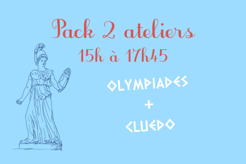 2 ateliers 
18 décembre 2021 
Olympiades + cluedo