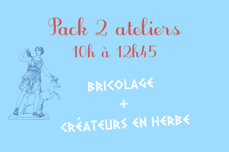 2 ateliers
5 décembre 2021 
Bricolage + créateurs en herbe