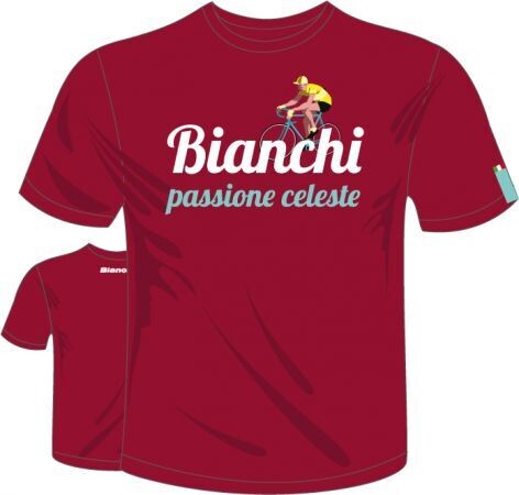 T-shirt Bianchi passione celeste