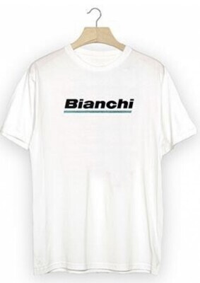 T-shirt Bianchi Logo Bianco