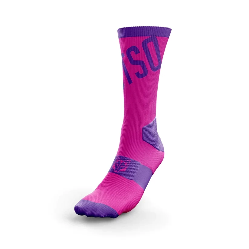 Otso - cycling socks Pink fluo Purple