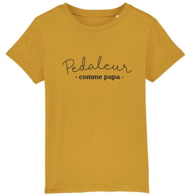 T-shirt Enfant The Vandal - '' Pédaleur comme papa''
