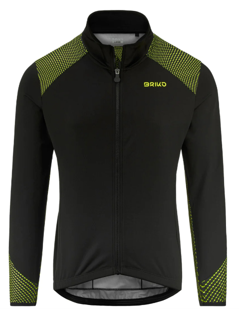 Briko Wintertide Jersey Black alicious / Lime Fluo Briko Wintertide Jersey Black alicious / Lime Fluo