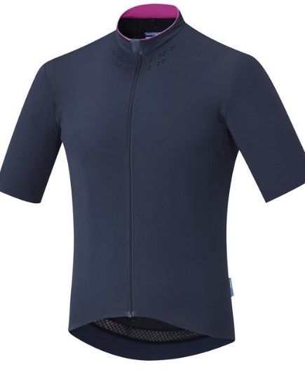 Promo Shimano Evolve jersey women Navy pink Promo Shimano Evolve jersey women Navy pink