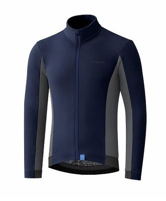 Promo Shimano thermal Jersey Navy Gray Promo Shimano thermal Jersey Navy Gray