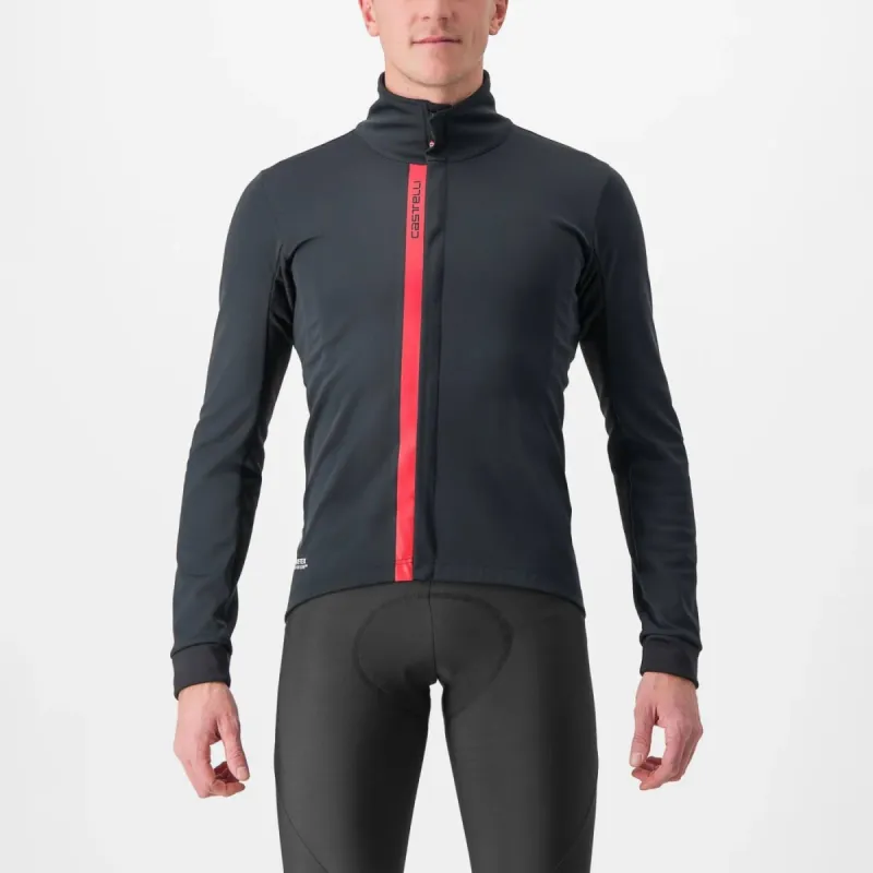 Castelli Entrata Jacket 085 Black Light/Red PROMO Castelli Entrata Jacket 085 Black Light/Red PROMO