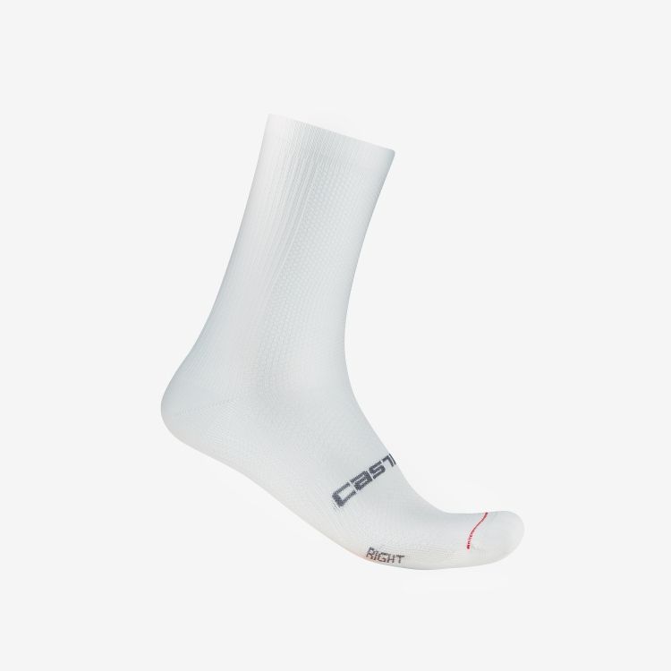 Castelli Espresso 18 sock white