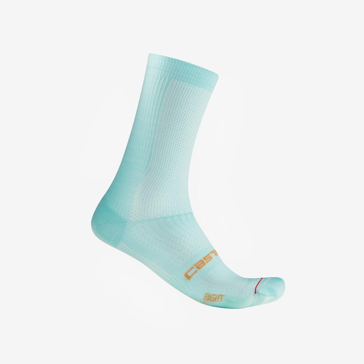 Castelli Espresso 18 sock Pool Blue 457