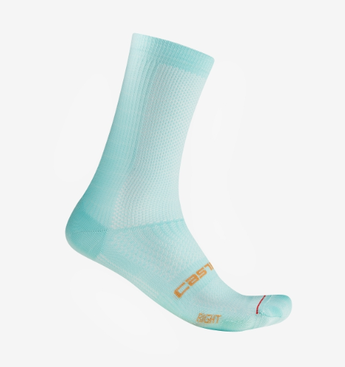 Castelli Espresso 18 sock Celeste Orange