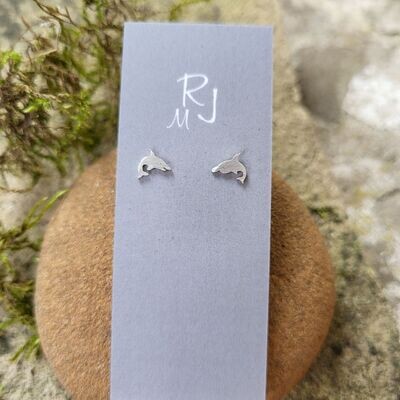 2243 Bottle Nosed Dolphin and Shark studs