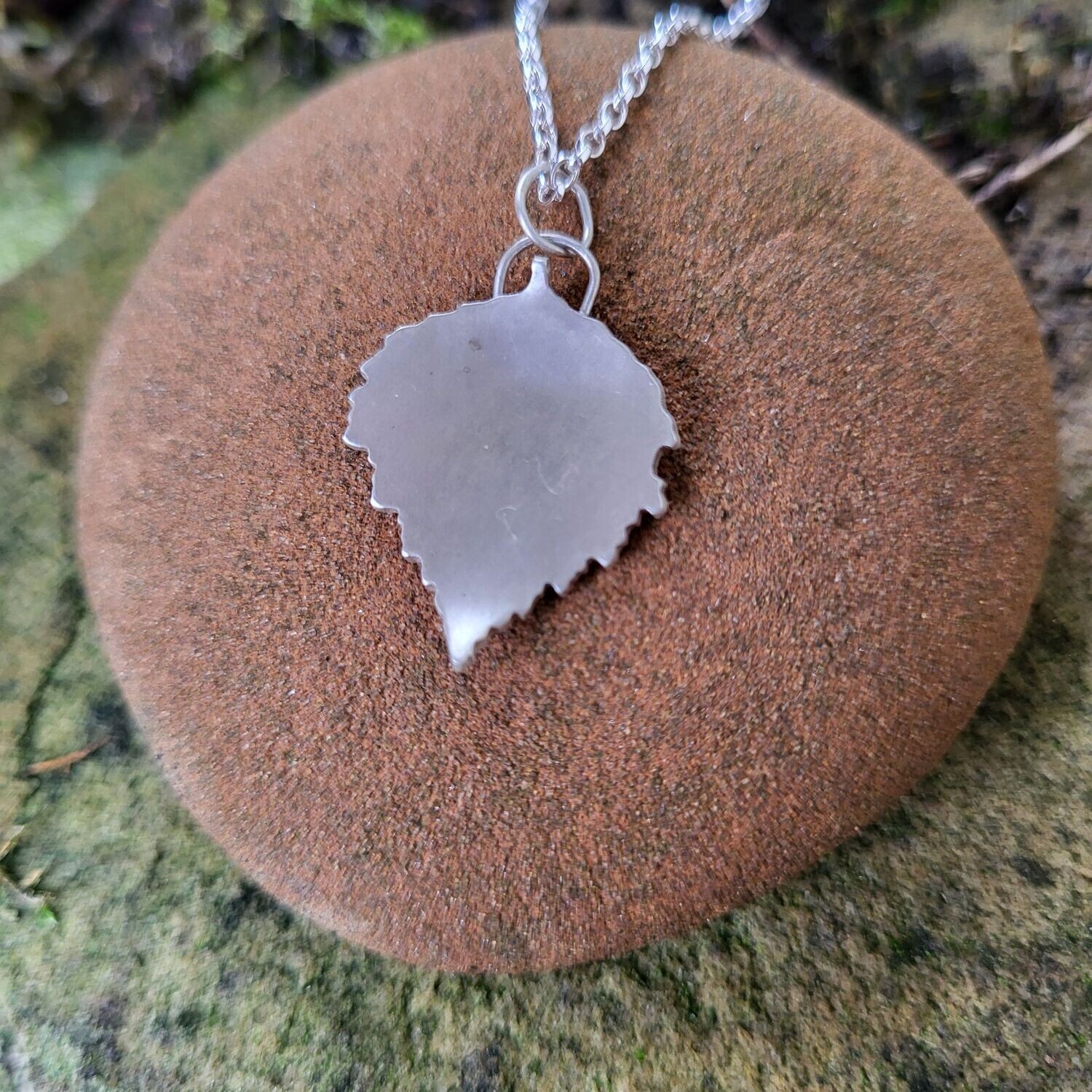 N1504 Birch Leaf pendant