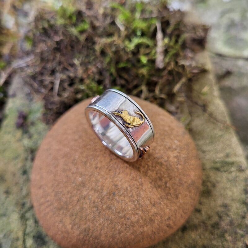 R503 Yoga Cats spinner ring