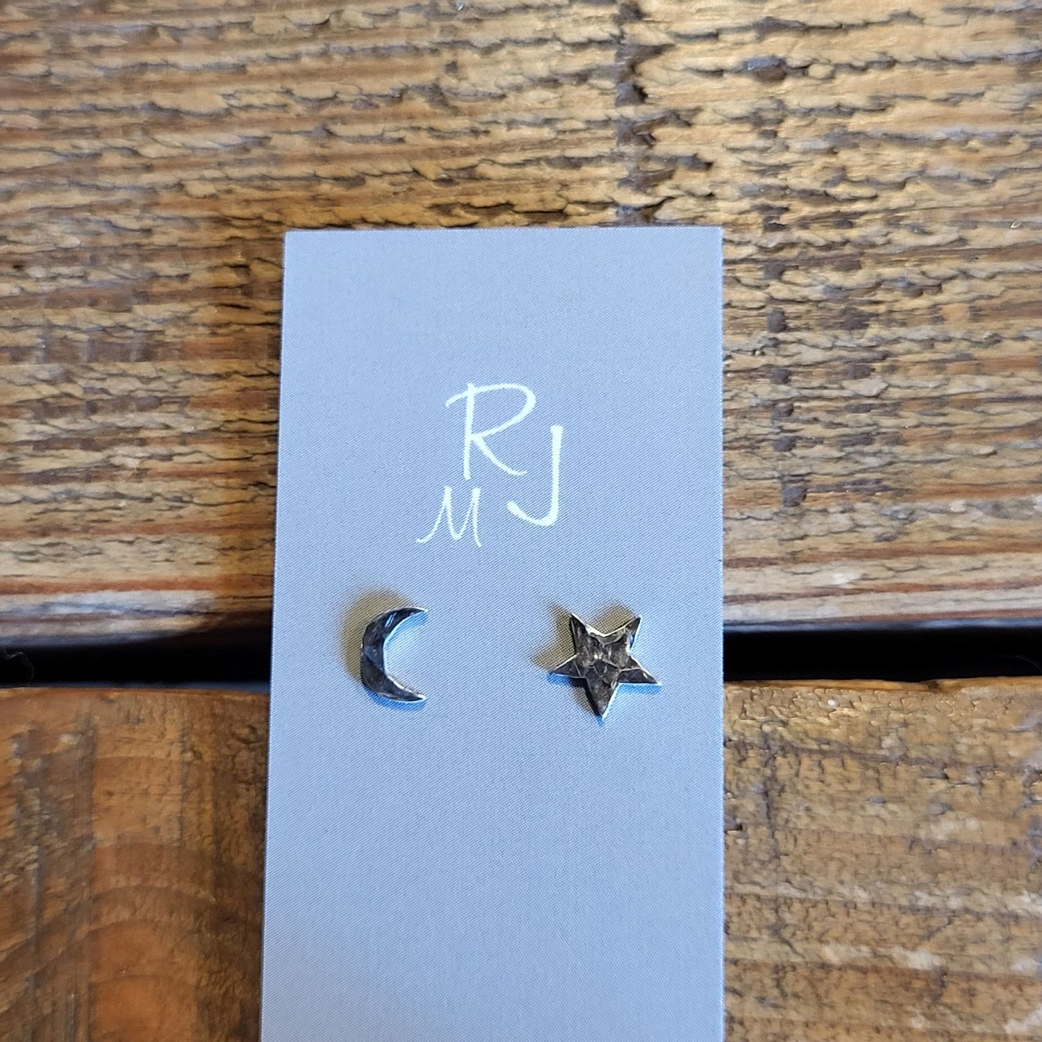 3184 Crescent Moon and Star studs