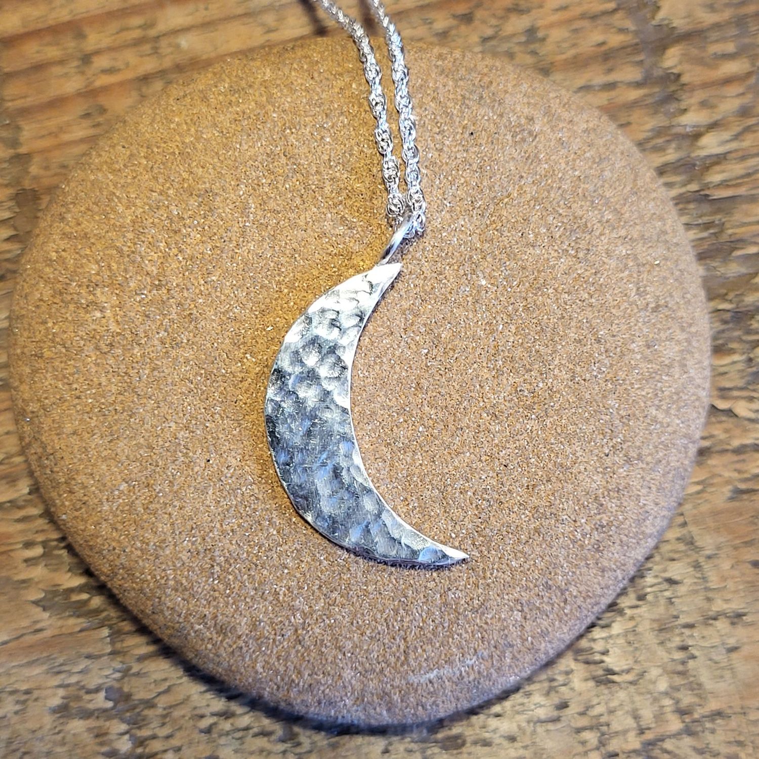 N1845 Large Crescent Moon pendant
