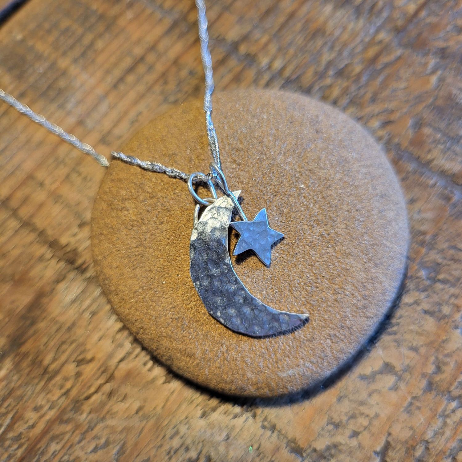 N1916 Crescent Moon and Star pendant