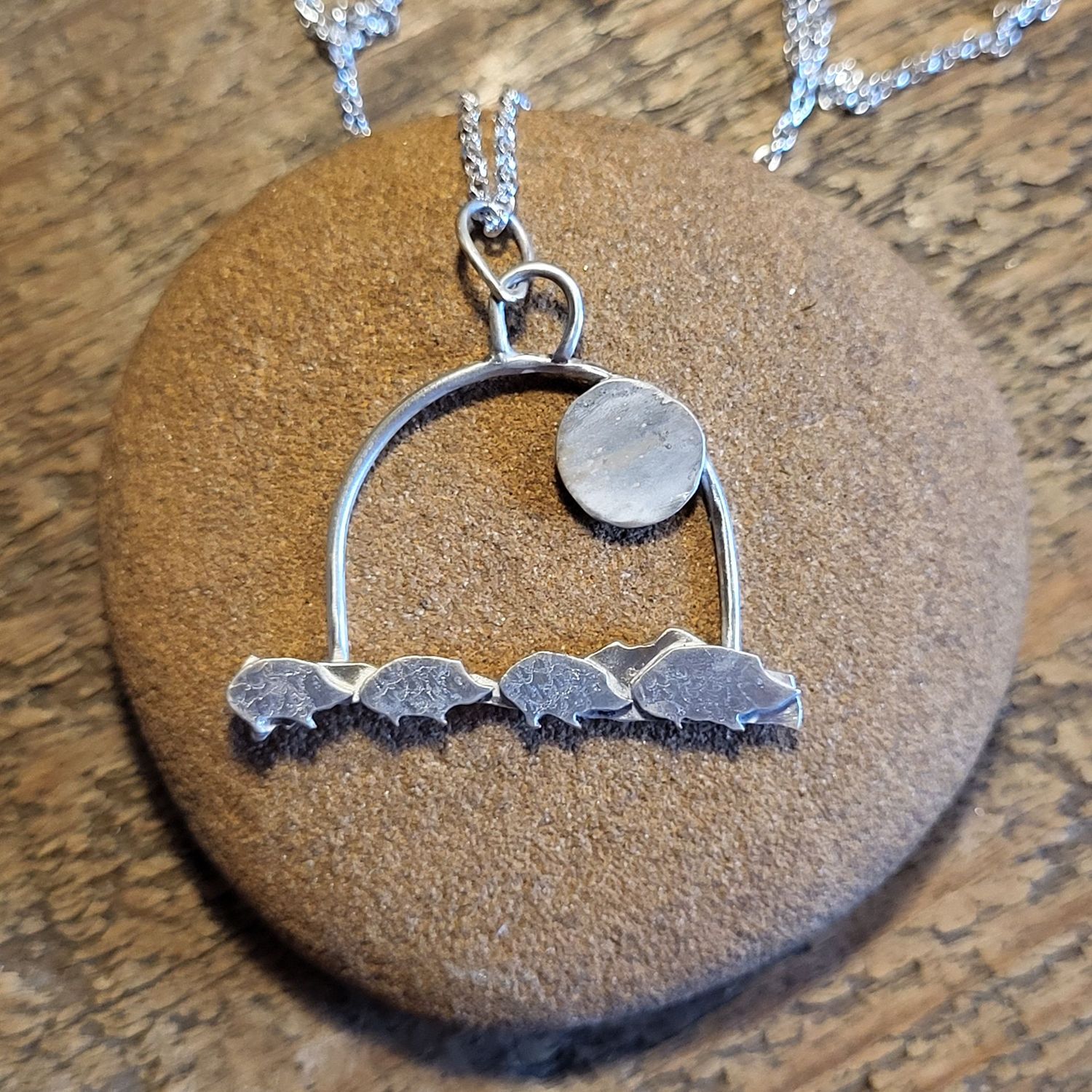 N1939 Prickle of Hedgehogs pendant