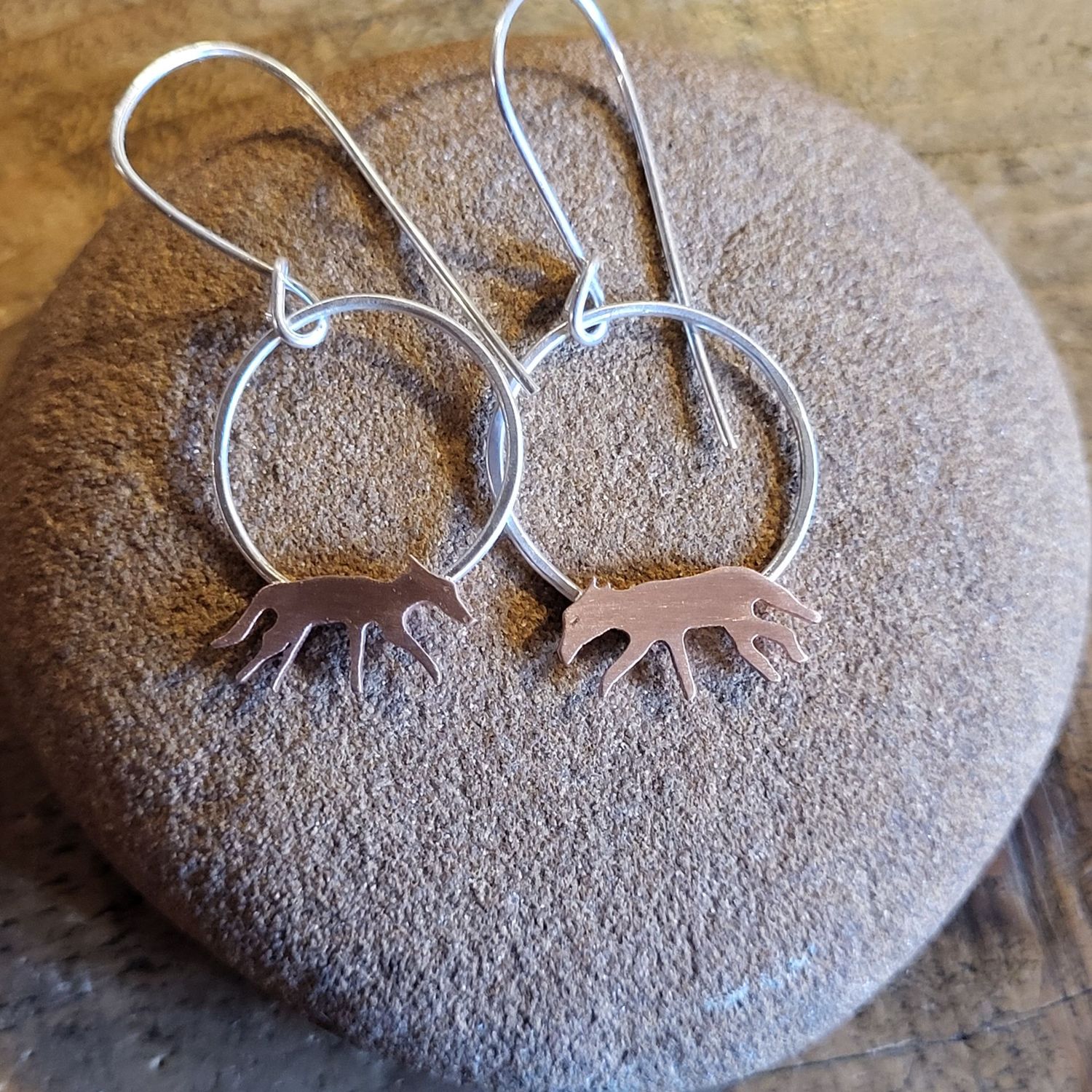 3371 Copper Fox earrings