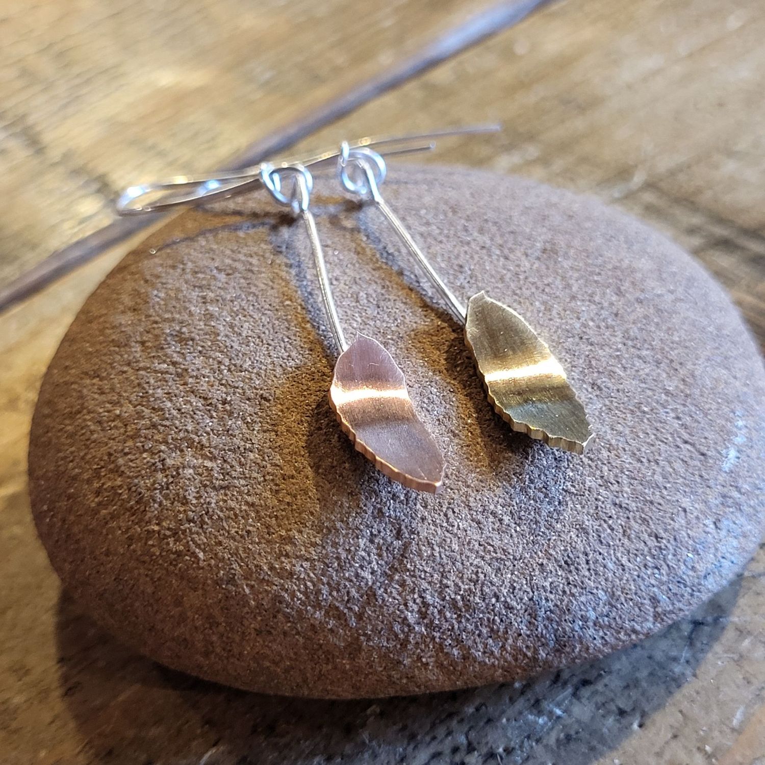 3374 Autumn Rowan Leaf earrings 3374 Autumn Rowan Leaf earrings