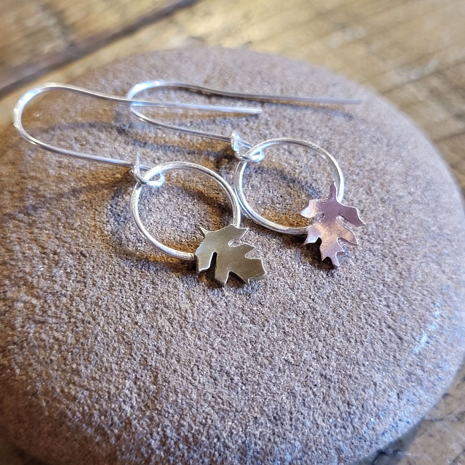 3373 Autumn Hawthorn Leaf earrings 3373 Autumn Hawthorn Leaf earrings