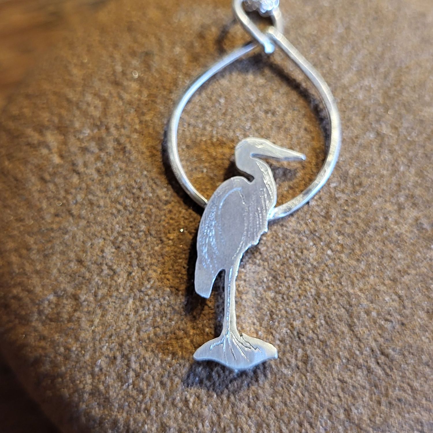 N1976 Heron pendant